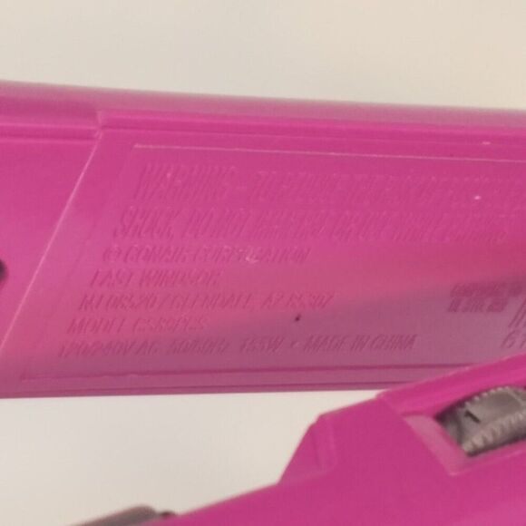 Conair Ceramic Flat Iron Instant Heat Plus Ultra Smooth 1 inch Tourmaline Pink - Picture 6 of 8